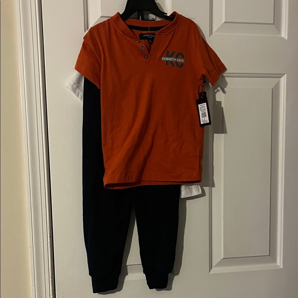 Kenneth Cole Kids sweatpants with matching tees